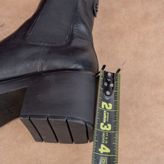 Sam Edelman Wmn Black Leather Comfort Chelsea Festival Ankle Boots sz 7.5