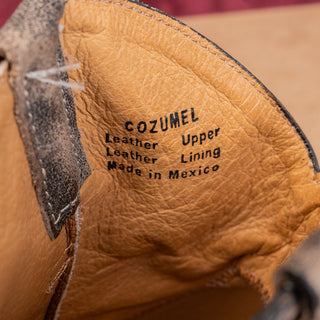 Miz Mooz Women Cozumel Distressed Leather Rodeo Western Cowboy Ankle Boots sz 8