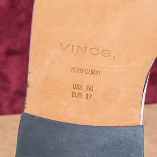 Vince Women Cecyl White Leather Office Dressy Chelsea Boots sz 7US EUR37