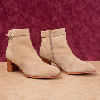Kate Spade New York Women Madison Beige Suede Fashion Ankle Boots sz 11