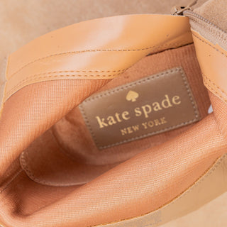 Kate Spade New York Women Madison Beige Suede Fashion Ankle Boots sz 11