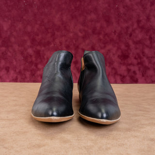 Bueno Premium Women Vicki Black Leather Ankle Fashion Boots sz 10US EUR40