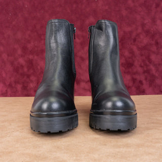 Jeffrey Campbell Escob Platform Black Leather Festival Chelsea boots sz 9.5