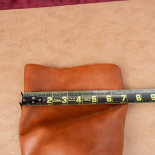 Nine West Women Zeran Brown Vegan Leather Fashion Dress Knee Boots sz 9