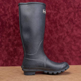 Barbour Women Bede Navy Blue Festival Wellies Rain Rubber Boots 8US UK6