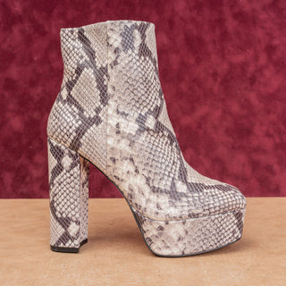 Vince Camuto Women Leslieon Party Festival Leather Platform Heel Ankle Boots 7
