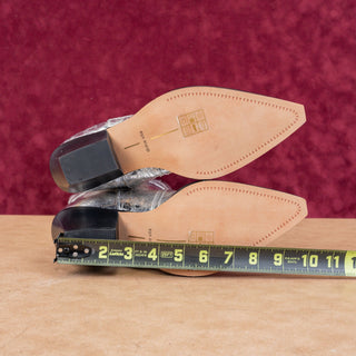 Dolce Vita Women Rasima Reg Calf Silver Metallic Cowgirl Western Fashion sz 7.5