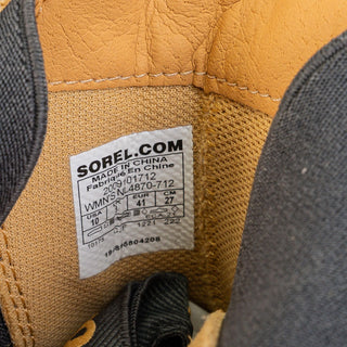 Sorel Women Hi Line Chelsea Banana Suede Waterproof Ankle Boots sz 10