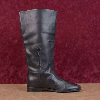 Vince Margaret Wmn Margaret Black Leather Riding Equestrian Boots 7.5US EUR38