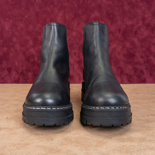 Marc Fisher Women Padmia Chunky Platform Festival Black Chelsea Boots Sz 10