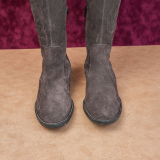 Born Women Borman OTK Boho Cottage Grey Suede Waterproof Boots sz 6.5