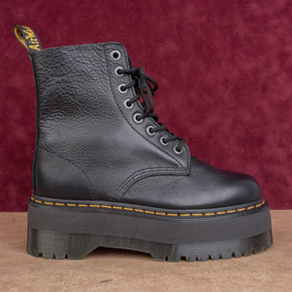Dr Martens Women Pascal Max Leather Festival Platform Party Combat Boots sz 9