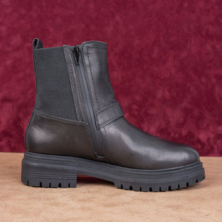 Blondo Women Garnet Waterproof Black Leather Moto Festival Party Boots size 10