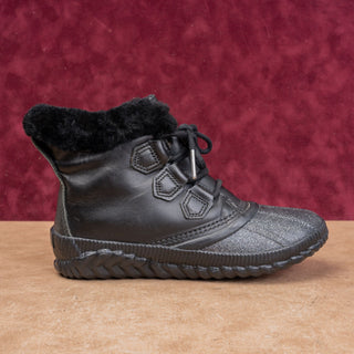Sorel Women Out-N-About Plus Lux Waterproof Silver Glitter Snow Boots sz 7
