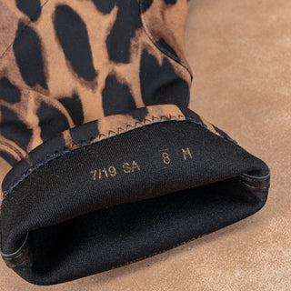 Stuart Weitzman Women Wren Fabric Leopard Print High Heel Ankle Boots sz 8