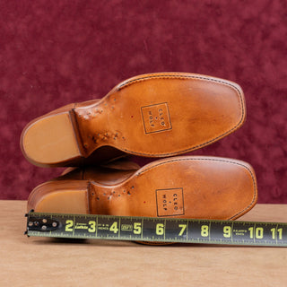 Cleo + Wolf Women Ivy Western Cowboy Brown Leather Square Toe boots sz 8