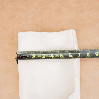 Circus NY Wmn Dollie Ivory Vegan Leather Platform Festival Combat Boots sz 6