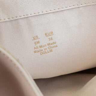 Circus NY Wmn Dollie Ivory Vegan Leather Platform Festival Combat Boots sz 6