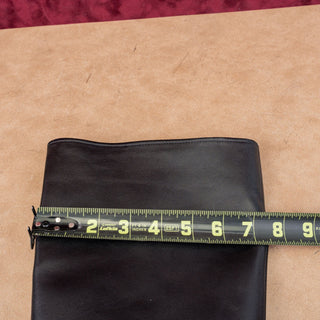 Vince Women Arabel Black Leather Zip Dress Riding Knee Boots sz 6.5US EUR36.5