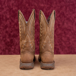 Durango Men 12" Coyote Brown Leather Western Cowboy Work Boots sz 7