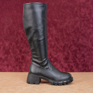 Steve Madden Women Howler Festival Leather Comfortable Platform Boots sz 8