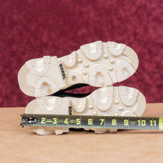 Sorel Women Brex Lace-up Waterproof White Black Leather Platform Combat Boots sz 6