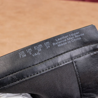 Naturalizer Women Vail Black Leather Moto Buckle Heel Ankle Boots sz 7.5