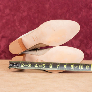 Coach Women Olivia Light Tan Suede Adjustable Strap Office Dressy Boots sz 11