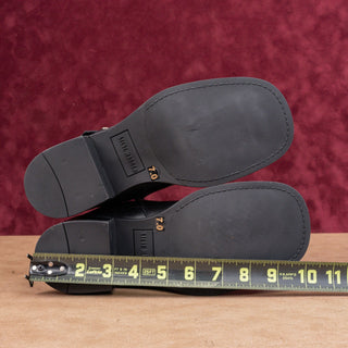 Steve Madden Women Archie Black Leather Harness Moto Biker Ankle Boots sz 7