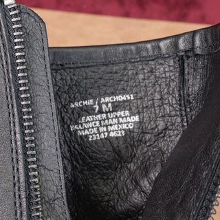 Steve Madden Women Archie Black Leather Harness Moto Biker Ankle Boots sz 7