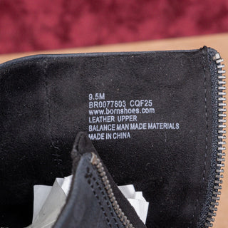 Born Women Dakota Black Leather Moto harness Heel Fashion Ankle Boots sz 9.5