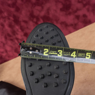 La Canadienne Women Silvana Black Leather Waterproof Buckle Zip Knee Boots sz 10