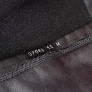 La Canadienne Women Silvana Black Leather Waterproof Buckle Zip Knee Boots sz 10