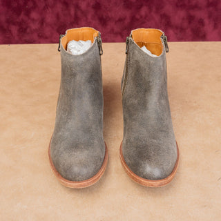 Kork Ease Women Taupe Distress Leather Modern Western Comfortable Boots sz 7
