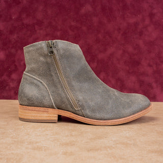 Kork Ease Women Taupe Distress Leather Modern Western Comfortable Boots sz 7