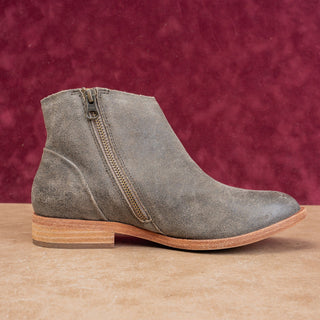 Kork Ease Women Taupe Distress Leather Modern Western Comfortable Boots sz 7