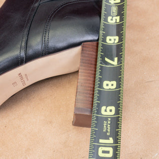 Cole Haan Women Glendale Black Leather Grand OS Dress Office Zip Ankle Boots 11