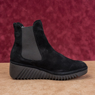 Fly London Women Lita Chelsea Festival Party Suede Black Boots sz 6.5-7US EUR 37