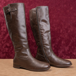 Paul Green Women Vintage Y2K Brown Leather Equestrian Riding Boots 8.5US AUS 6