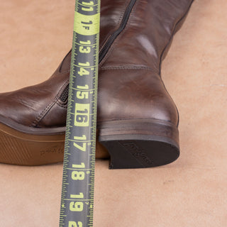 Paul Green Women Vintage Y2K Brown Leather Equestrian Riding Boots 8.5US AUS 6