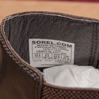 Sorel Wmn Joan Artic Waterproof Dark Brown Leather Platform Chelsea Boots 10.5