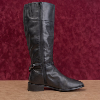 Seychelles Women Black Leather Boho Festival Party Riding Equestrian Boots sz 10
