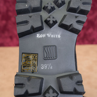 Ron White Women Paige Black Shearling Lined Front Zip Ankle Boots sz 9US EUR39.5