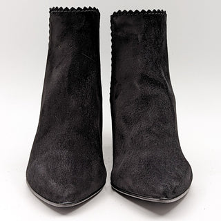 Pedro Garcia Women Ona Black Fine Suede Wedge Boots Size 8US EUR 38