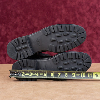 Aquatalia Lori Black Waterproof Slim Leather Zip Quilted Moto Ankle Boots sz 9.5