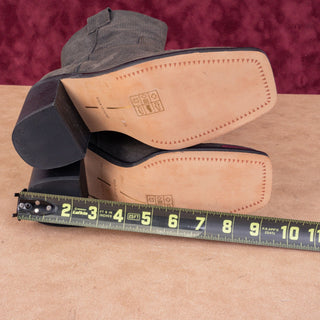 Dolce Vita Women Falon Onyx Leather Western Cowboy Ankle Boots sz 6.5