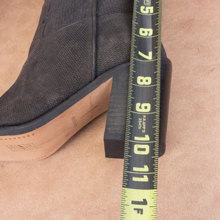 Dolce Vita Women Falon Onyx Leather Western Cowboy Ankle Boots sz 6.5