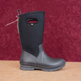Bogs Women Crandall Faux Fur Lined Waterproof Black Rain Tall boots size 11