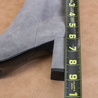 Calvin Klein Women Finch Grey Suede Pointy Toe Ankle Boots Size 9