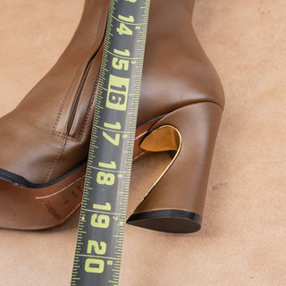 Zimmermann Women Crescent Brown Leather Fashion Night Knee Boots 7US EUR37